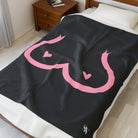 Boob Love | Mix & Match Velveteen Fun-Flirty Lovers’ Blankets