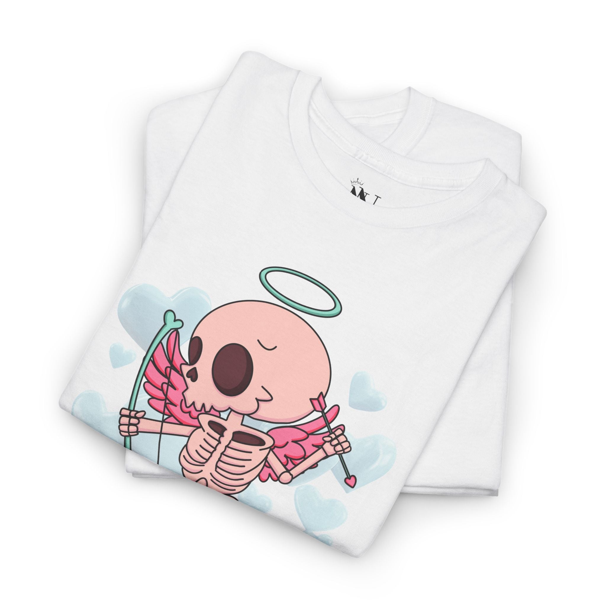 Skeleton Cupid Love | Mix & Match Cotton Unisex Fun-Flirty Lovers’ T-Shirts
