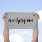Cum Happens Silver | Mix & Match Soft Fun-Flirty Lovers’ Towels