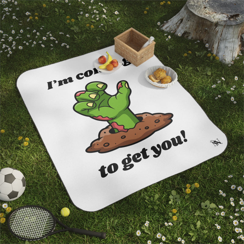 I’m Coming to Get You Monster | Mix Match Fun-Flirty Lovers’ Water-Resistant Blankets