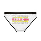 Goodbye Miss Hello Mrs | Mix & Match Women’s Fun-Flirty Lovers’ Panties