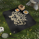 Gold Crown Birthday King | Mix Match Fun-Flirty Lovers’ Water-Resistant Blankets