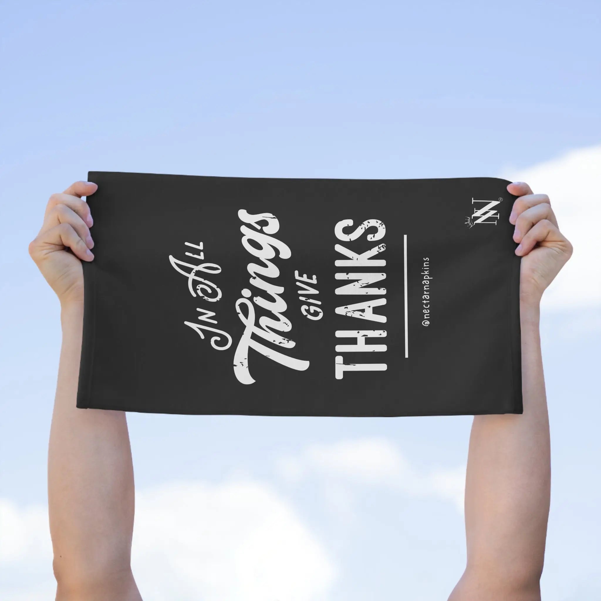 In All Things Give Thanks | Mix & Match Soft Fun-Flirty Lovers’ Towels