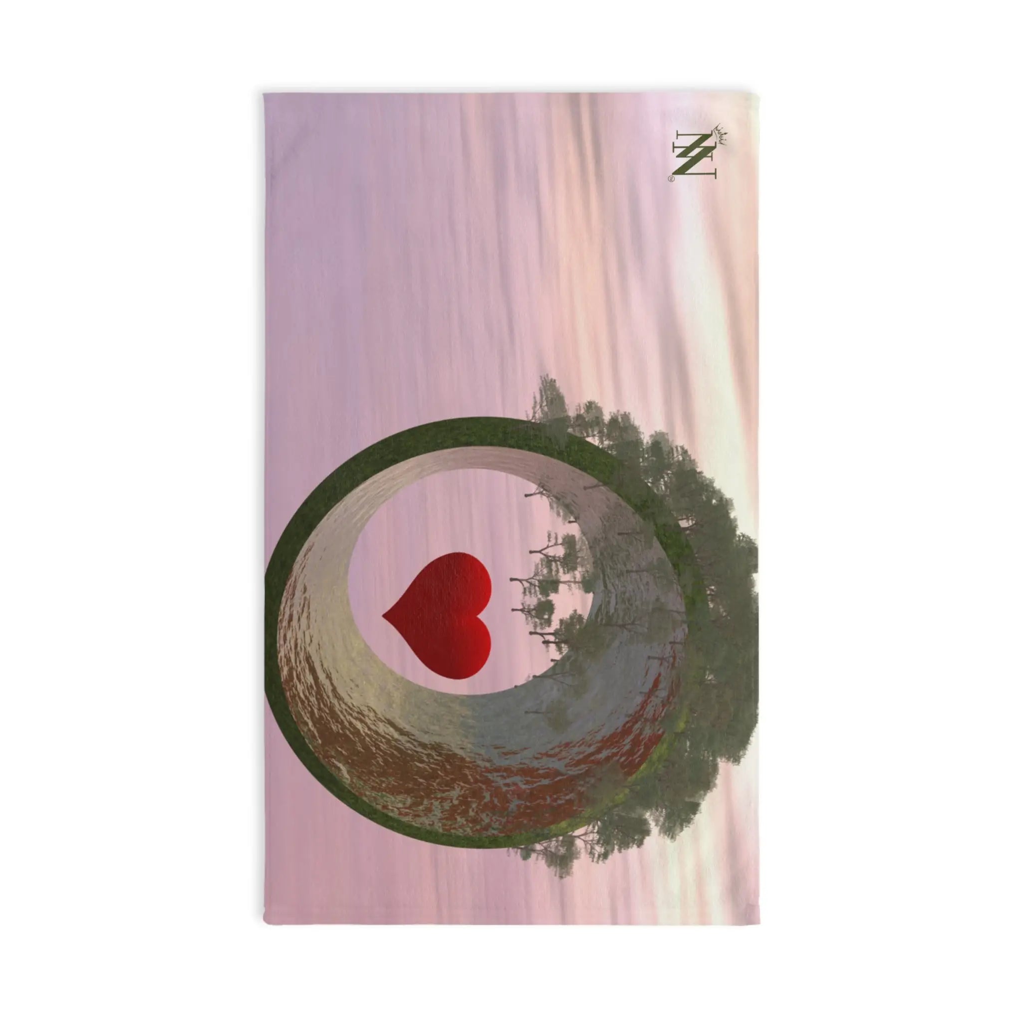 Earth Circle Love Cum Towel