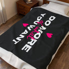 Do More of What You Want Hearts Romantic Sex Gifts Blanket
