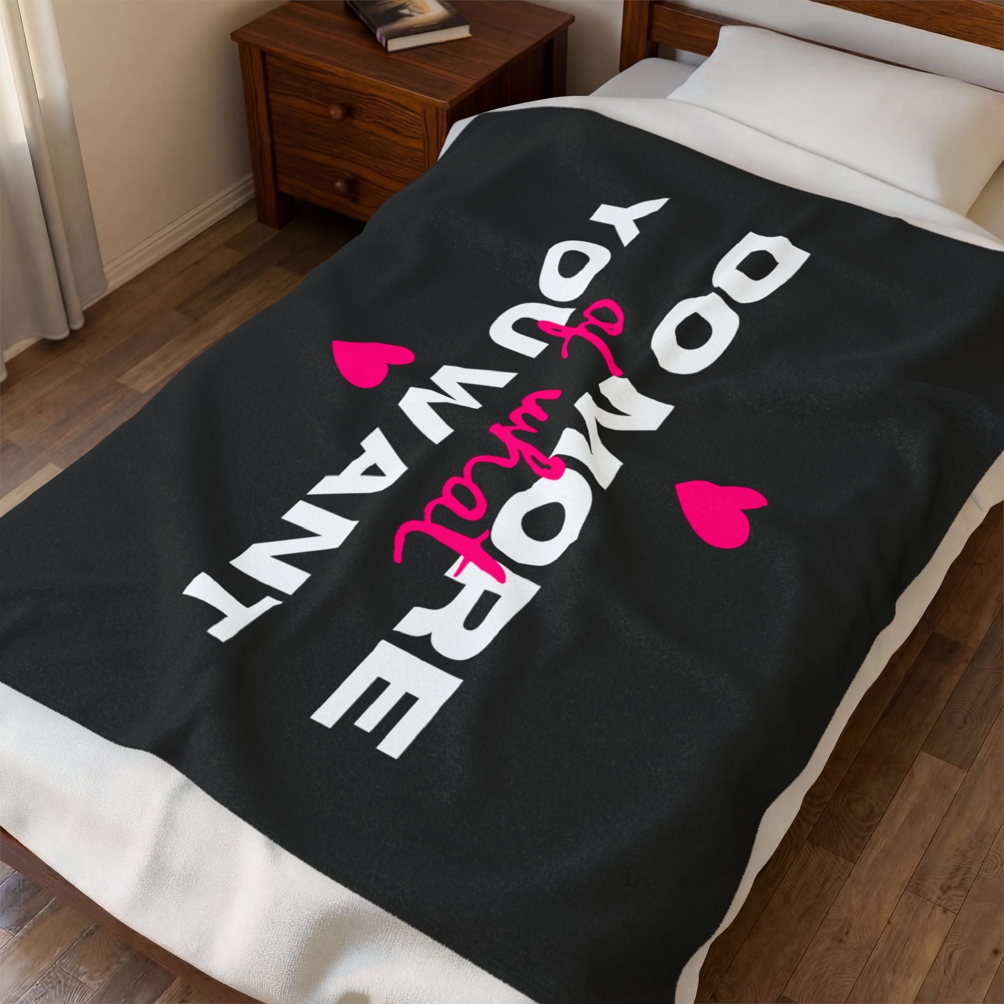 Do More of What You Want Hearts Romantic Sex Gifts Blanket