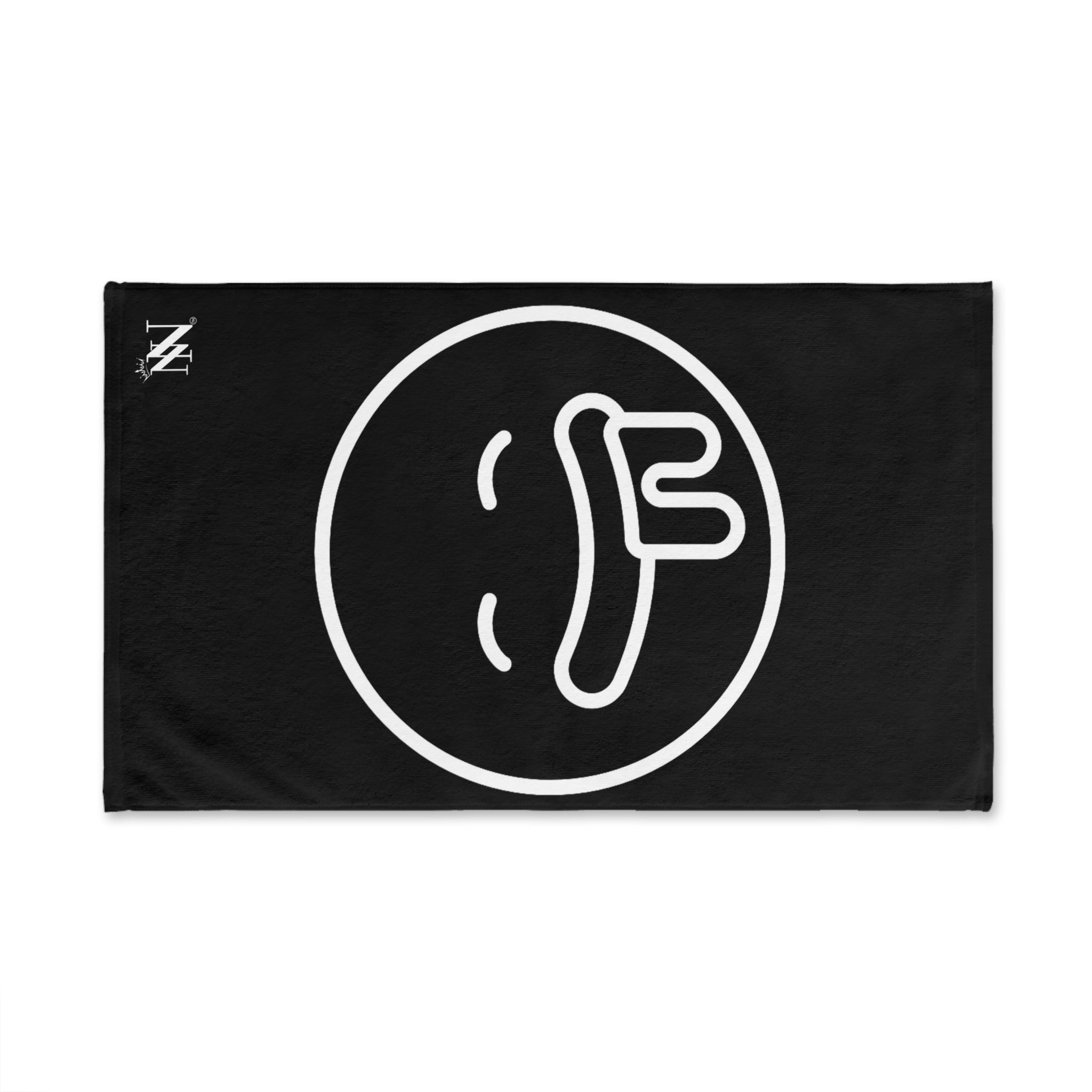 Drooling Emoji Black | Mix & Match Classic Fun-Flirty Lovers’ Towels