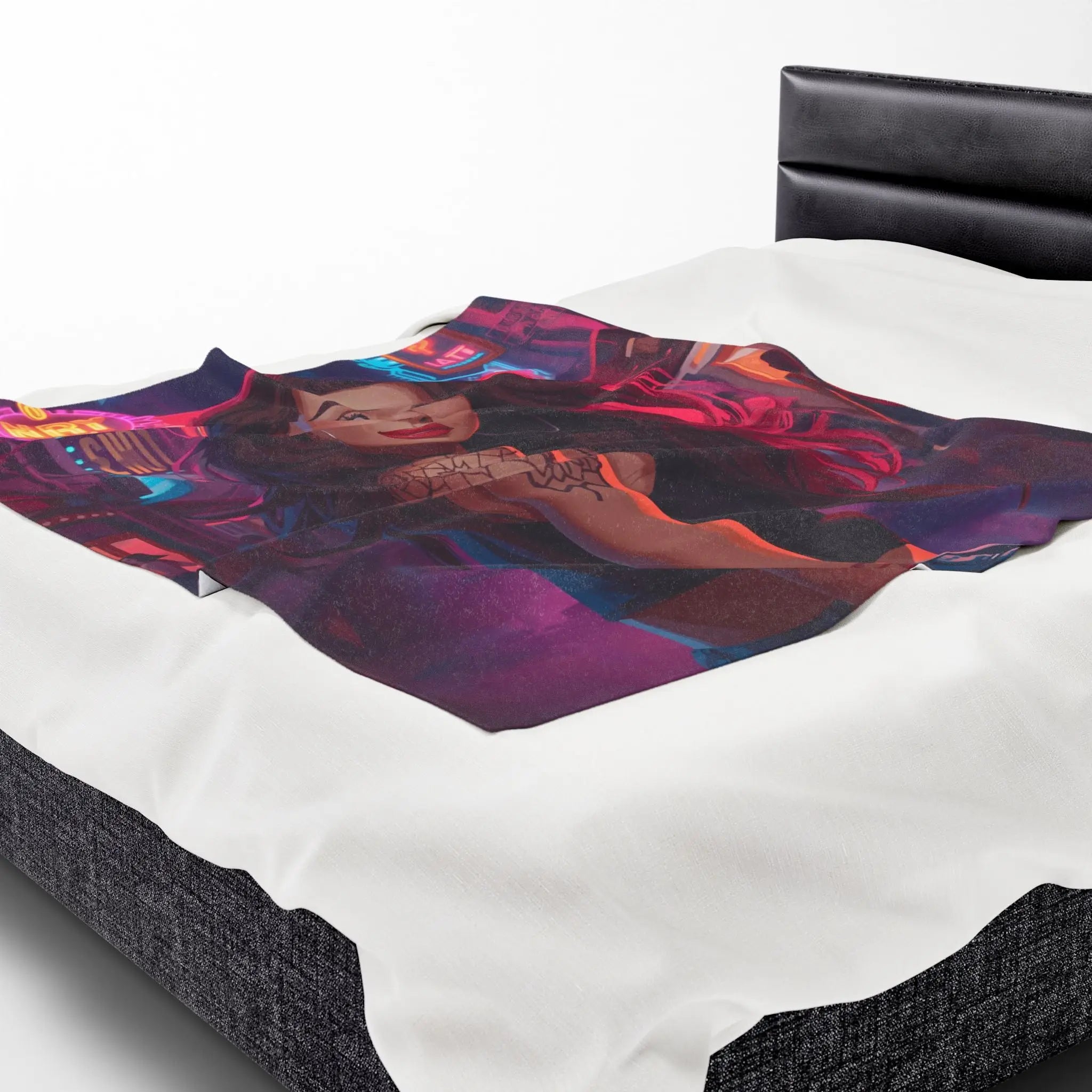 Flirty Girl Graphic | Mix & Match Velveteen Fun-Flirty Lovers’ Blankets