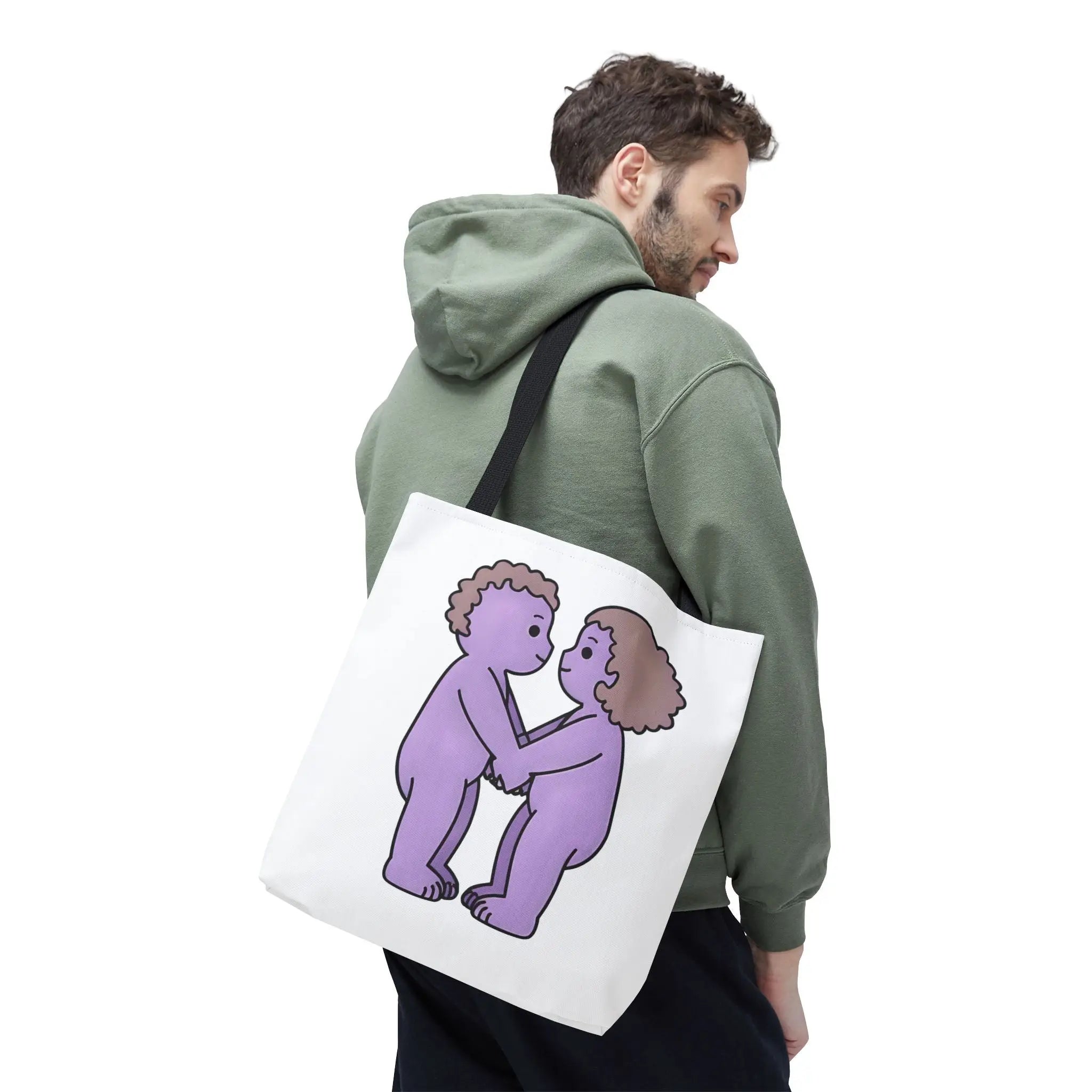 Naked Couple Emoji | Mix & Match Fun-Flirty Lovers’ Totes