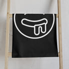 Drooling Emoji Black | Mix & Match Classic Fun-Flirty Lovers’ Towels