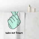 Take My Heart | Nectar Napkins XL Fun-Flirty Lovers’ Towels