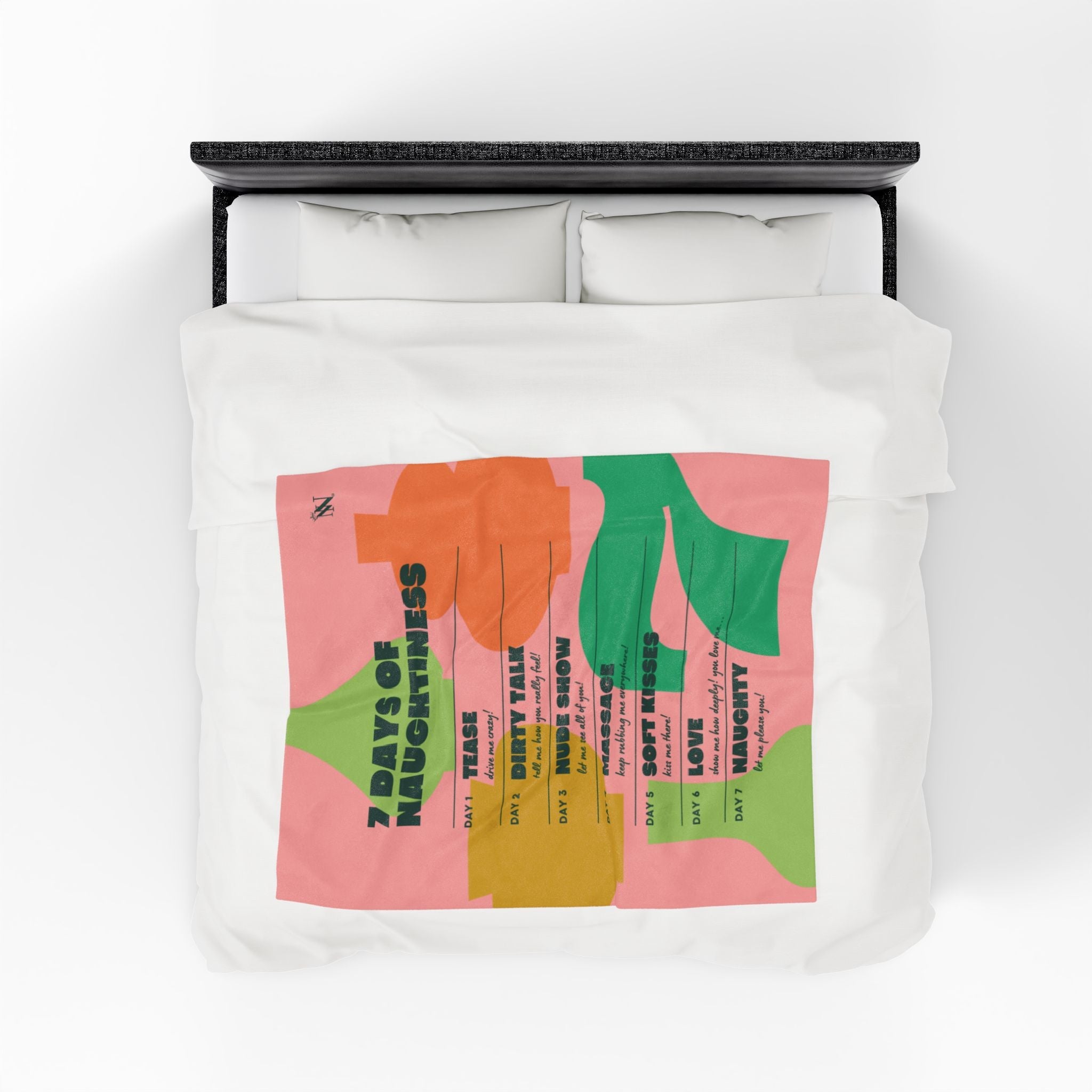 7 Days of Naughtiness | Mix & Match Fun-Flirty Lovers’ Blankets