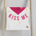 Kiss Me Heart Emoji | Nectar Napkins Classic Fun-Flirty Lovers’ Towels