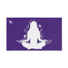 Seated Yoga Meditation Purple Cum Towel