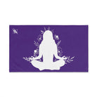 Seated Yoga Meditation Purple | Mix & Match Classic Fun-Flirty Lovers’ Towels