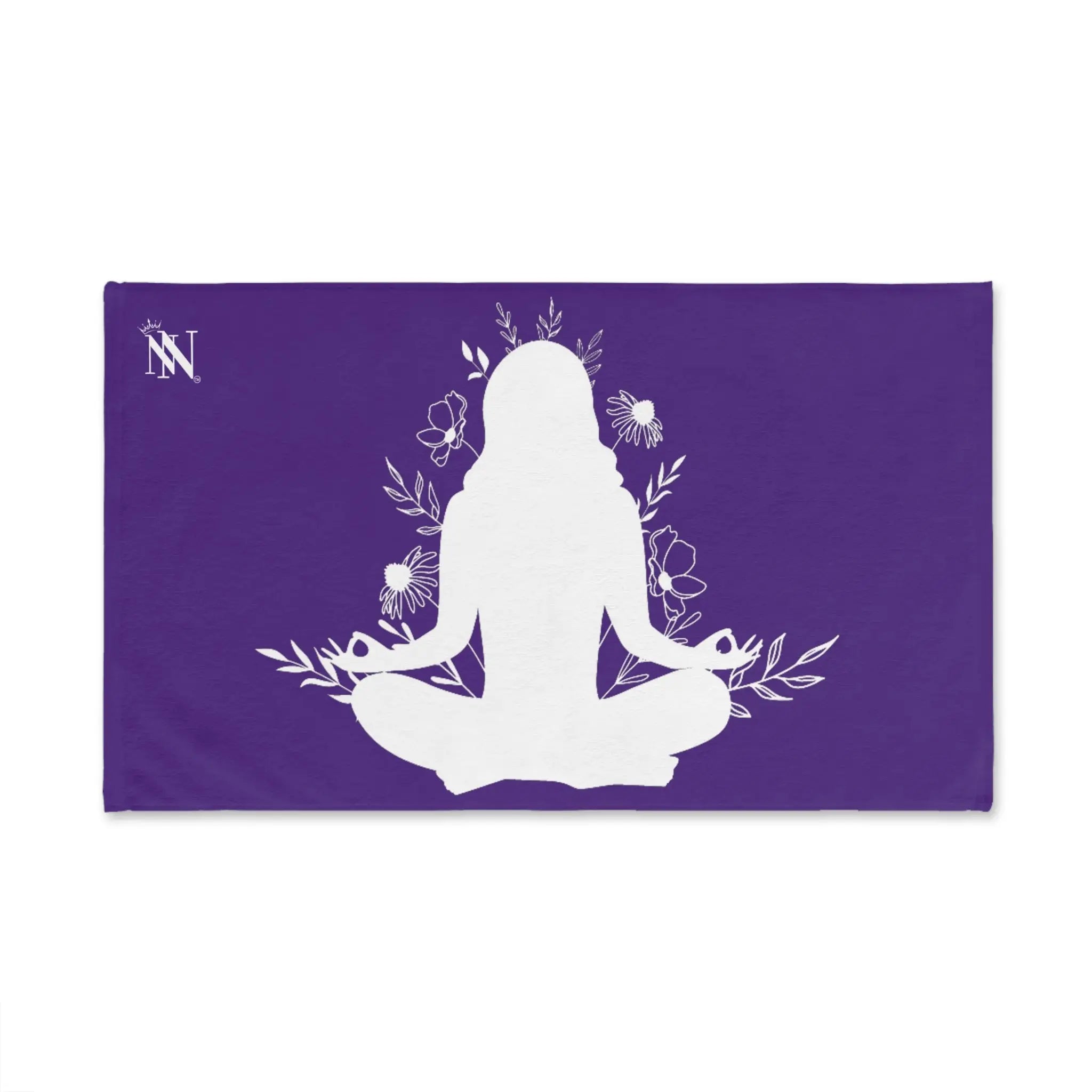 Seated Yoga Meditation Purple Cum Towel