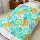 Hawaiian Pineapple Shirt | Mix & Match Soft Fun-Flirty Lovers’ Blankets