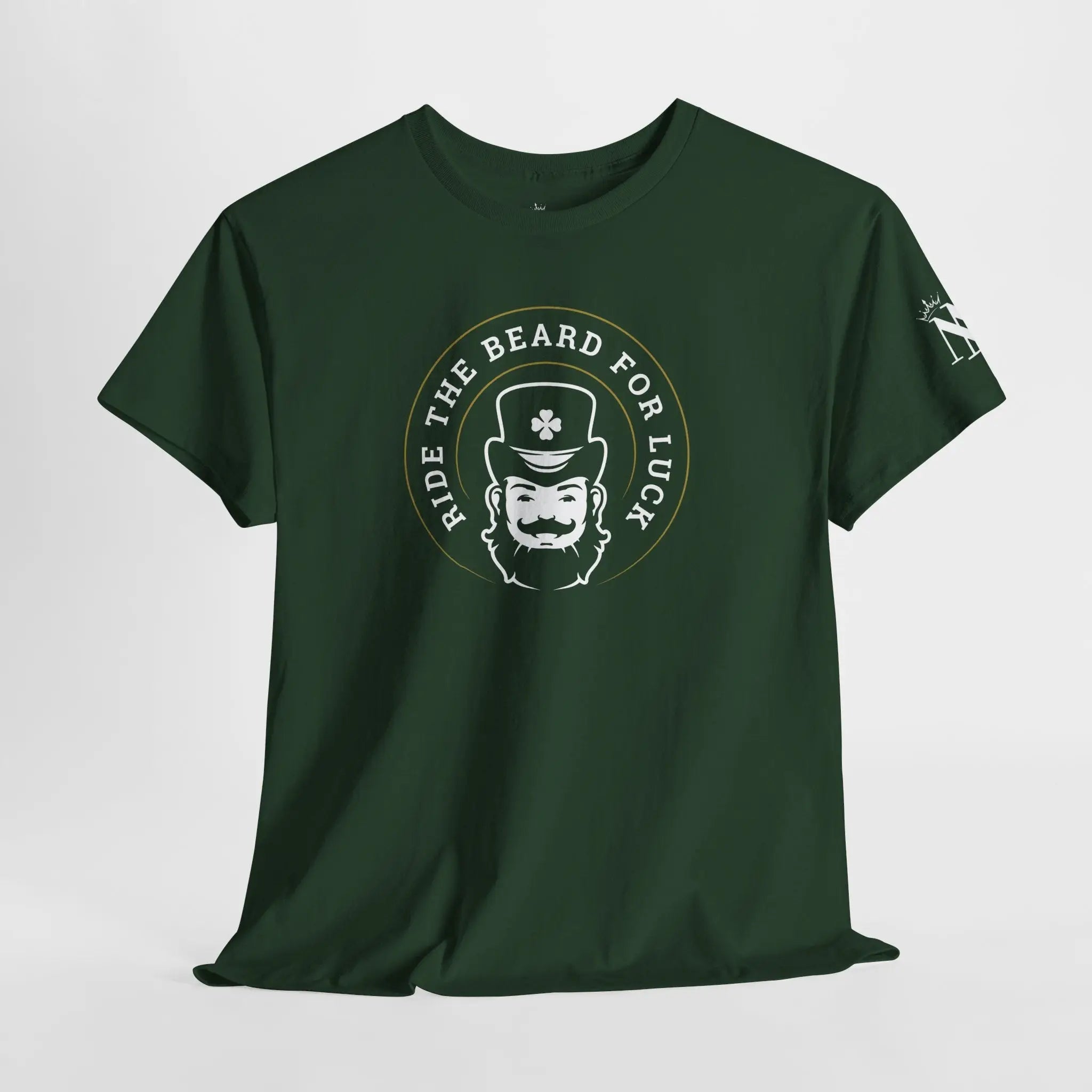 Ride the Beard for Luck St. Patrick’s Day | Mix & Match Cotton Unisex Fun-Flirty Lovers’ T-Shirts