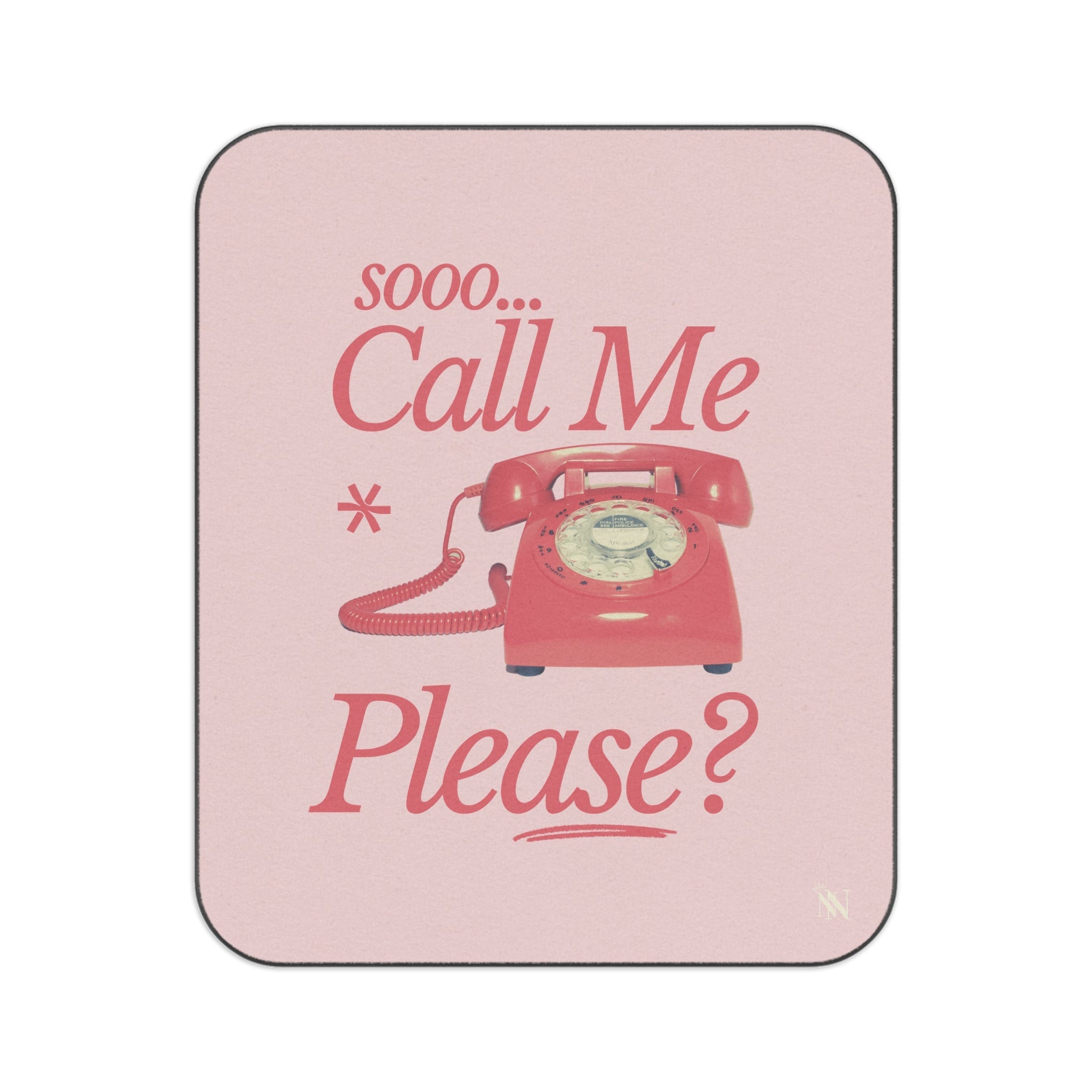 sooo... Call Me Please? | Mix Match Fun-Flirty Lovers’ Water-Resistant Blankets