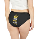 Keep Calm & Cum Queen King | Mix & Match Women’s Fun-Flirty Lovers’ Panties
