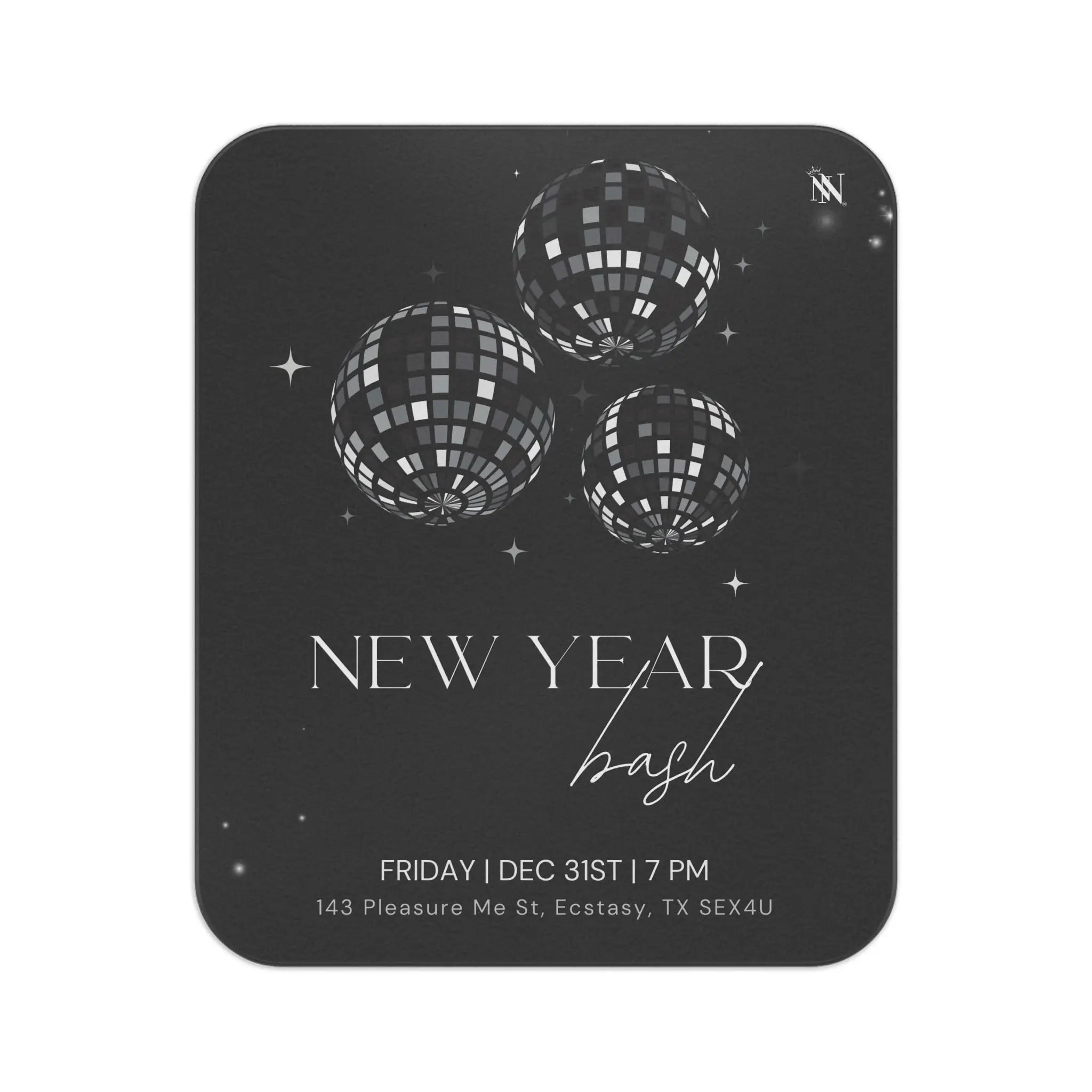 New Year Bash | Mix Match Fun-Flirty Lovers’ Water-Resistant Blankets