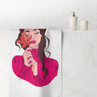 Fall Into Love Girl | Mix & Match XL Fun-Flirty Lovers’ Towels