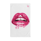 Hers Mouth Open | Mix & Match Classic Fun-Flirty Lovers’ Towels