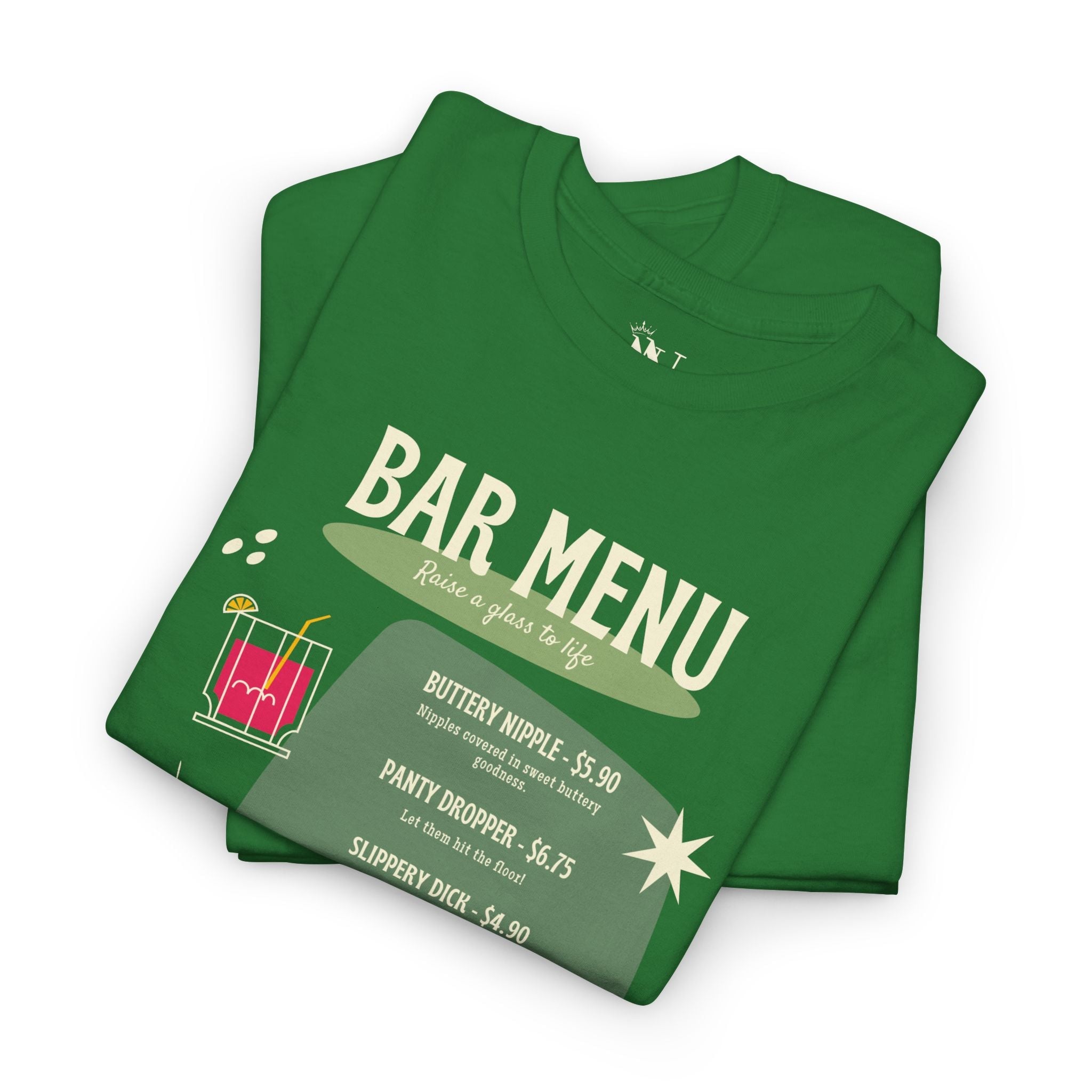 Bar Menu | Mix & Match Cotton Unisex Fun-Flirty Lovers’ T-Shirts