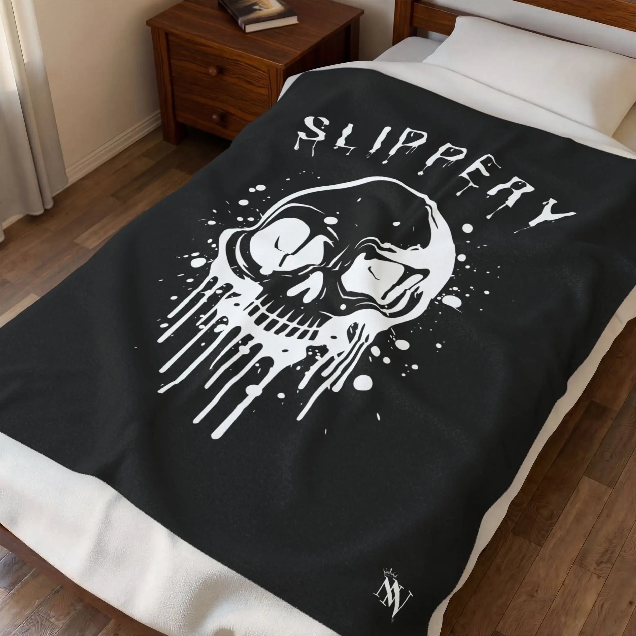 Slippery Splattered Skull | Nectar Napkins Fun-Flirty Lovers’ Blankets