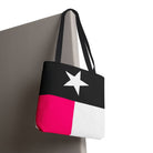 Signature Pink & Black Texas Flag Tote Bag