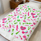 Heels & Love | Mix & Match Velveteen Fun-Flirty Lovers’ Blankets
