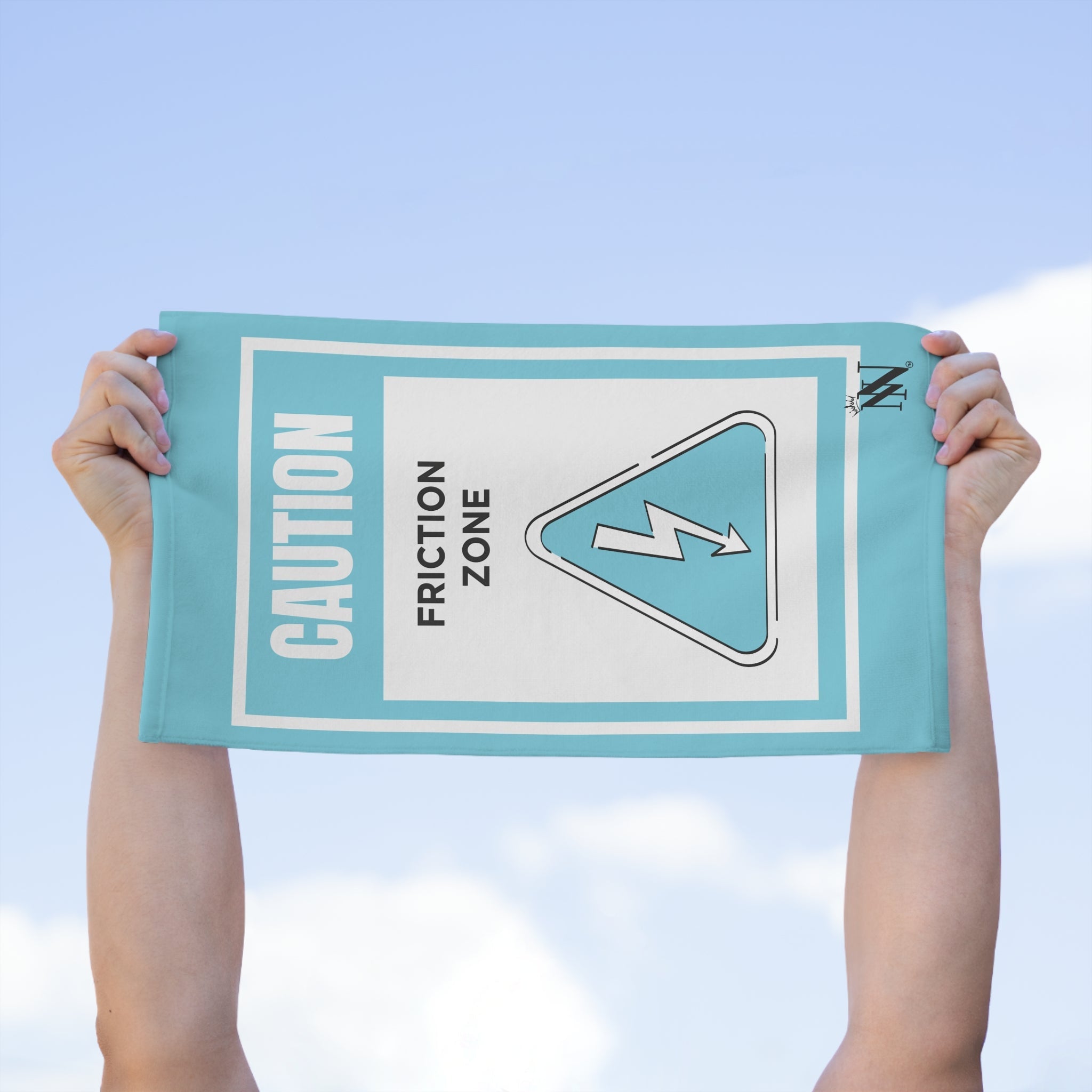Caution Friction Zone Sex Towel
