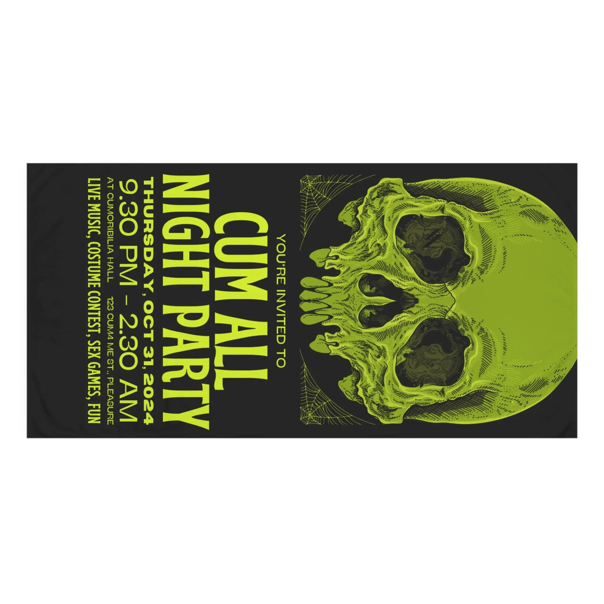 All Night Party | Mix & Match Naughty XL Fun-Flirty Lovers’ Towels