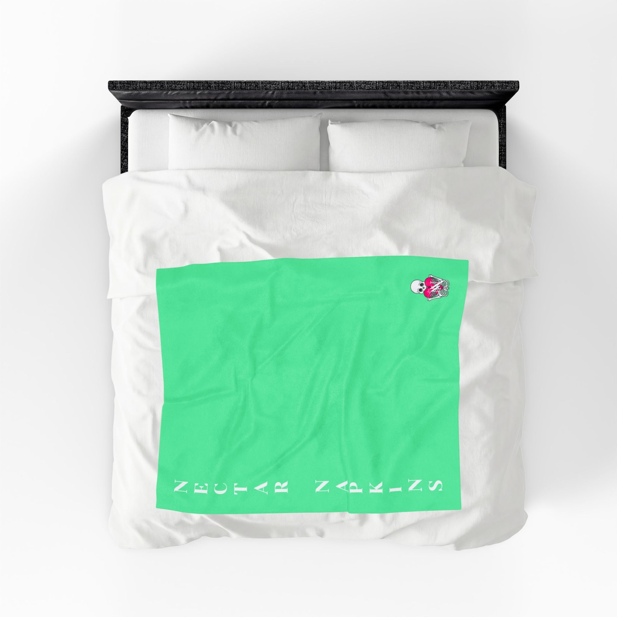 Nectar Napkins Brand Mint Green Love Blanket