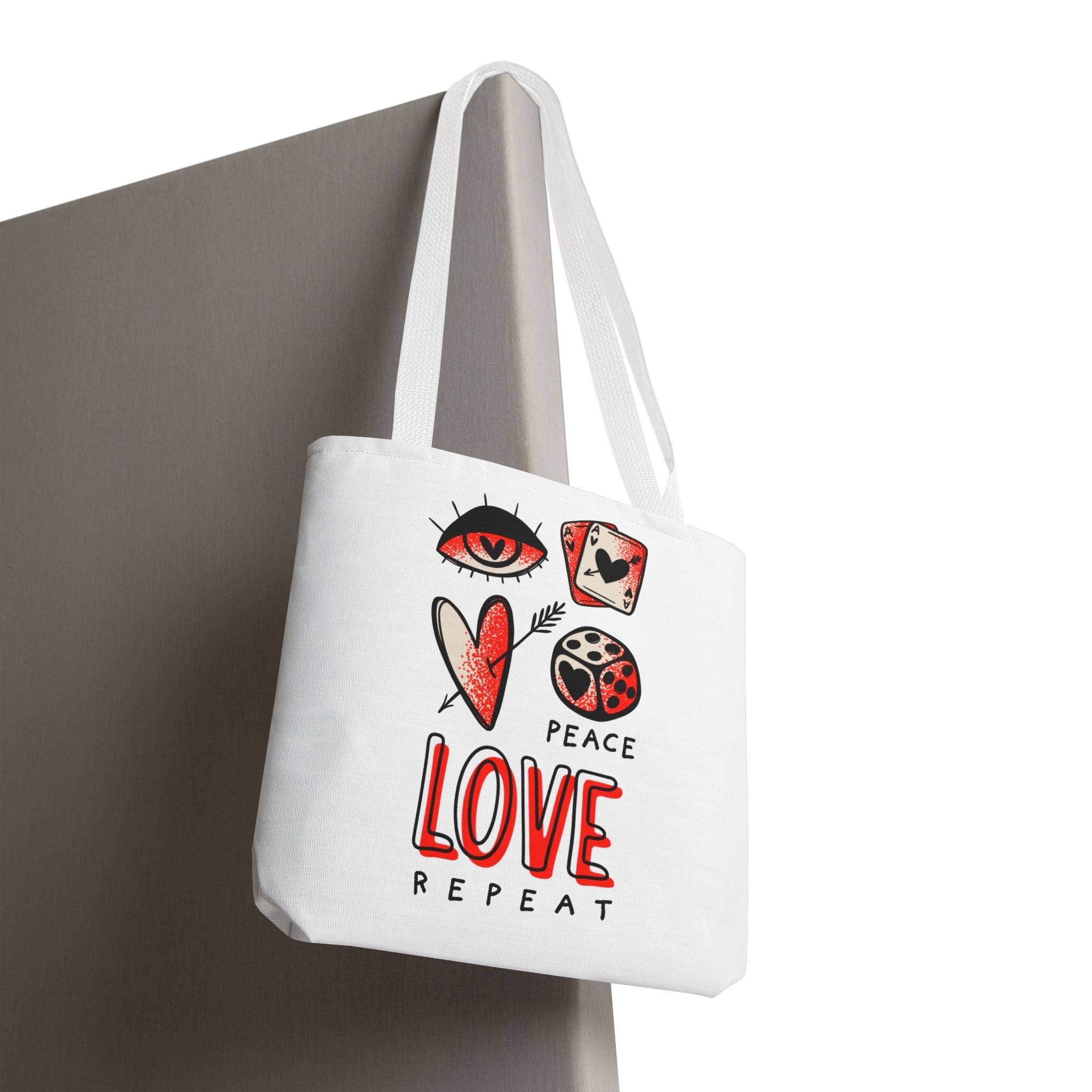 Peace Love Repeat Sex Tote Bag