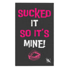 Sucked It So It’s Mine! With a Kiss | Nectar Napkins Fun-Flirty Lovers’ Towels
