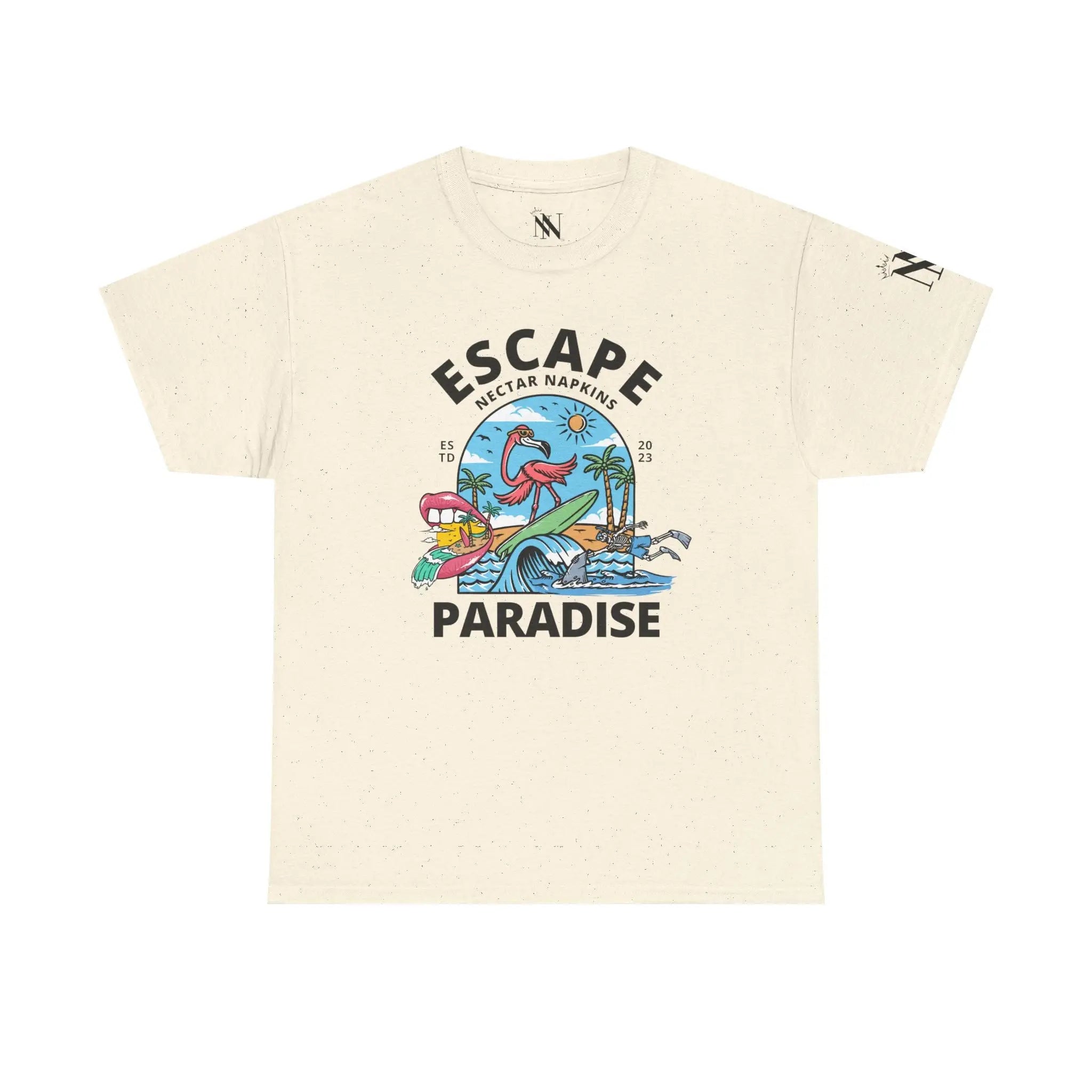 Escape Paradise | Mix & Match Cotton Unisex Fun-Flirty Lovers’ T-Shirts