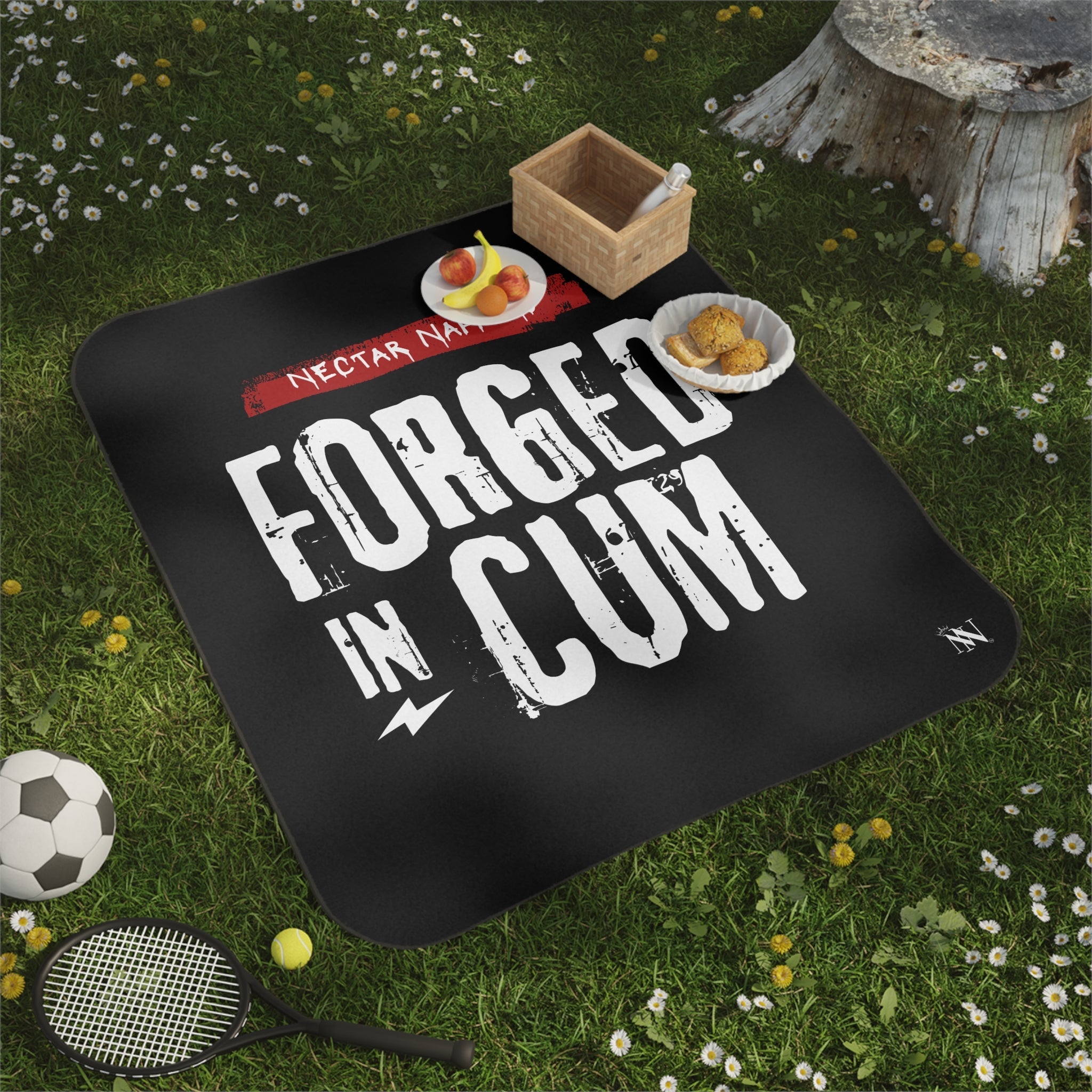 Forged in Cum | Mix Match Fun-Flirty Lovers’ Water-Resistant Blankets