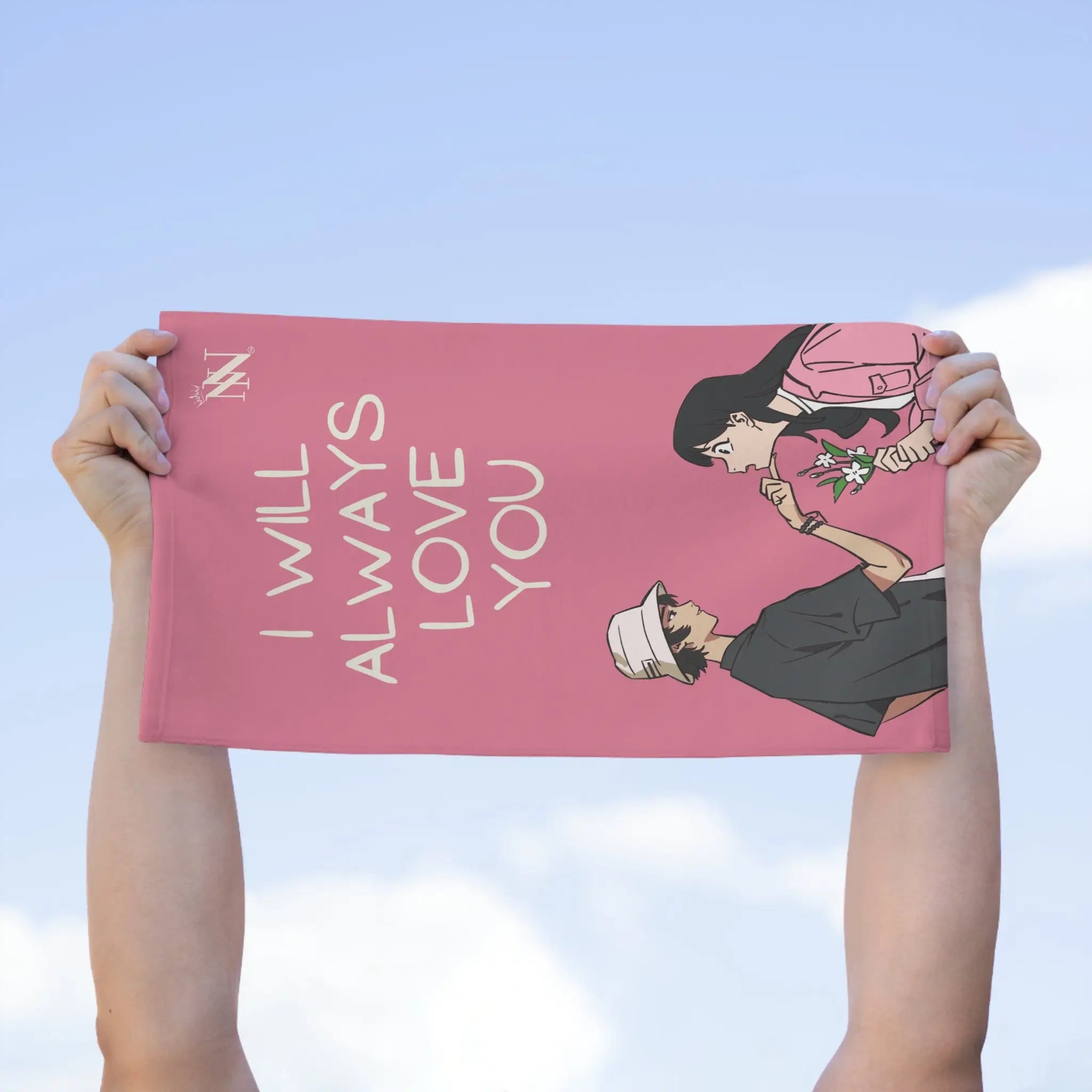 I Will Always Love You Anime | Nectar Napkins Fun-Flirty Lovers’ Towels