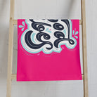 Good Vibes Blue Splash Signature Pink Cum Towel