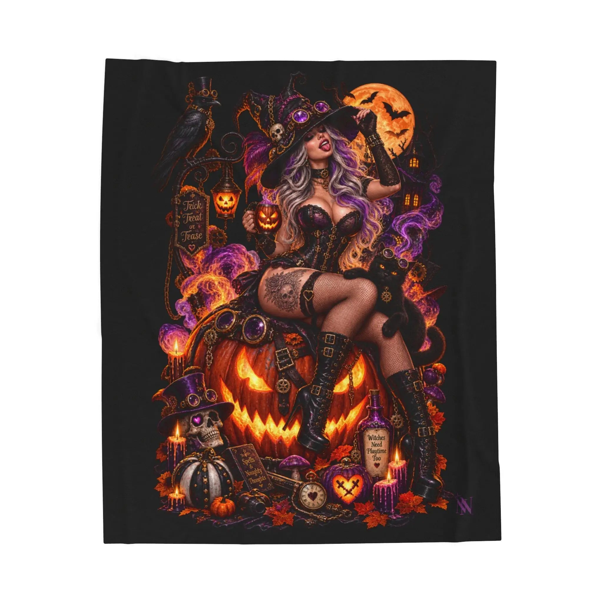 Halloween Wicked Fantasy | Nectar Napkins Fun-Flirty Lovers’ Blankets