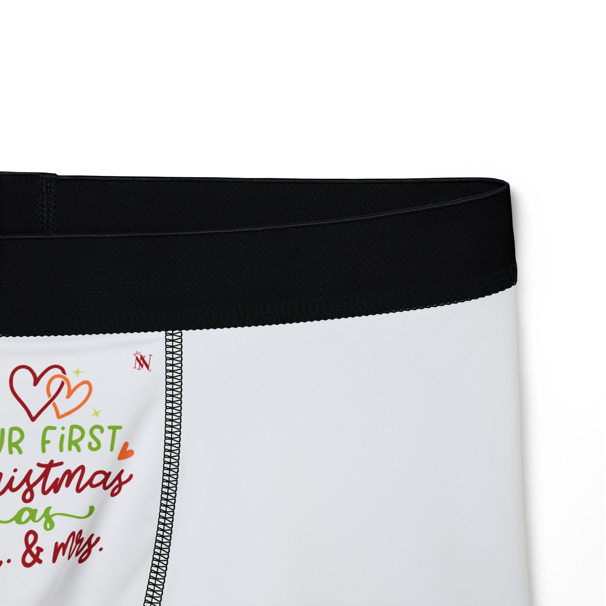 First Christmas Mr. & Mrs. | Mix & Match Fun-Flirty Lovers’ Boxer Briefs