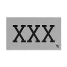 Black XXX Light Grey | Mix & Match Original Fun-Flirty Lovers’ Towels