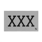 Black XXX Light Grey | Mix & Match Original Fun-Flirty Lovers’ Towels