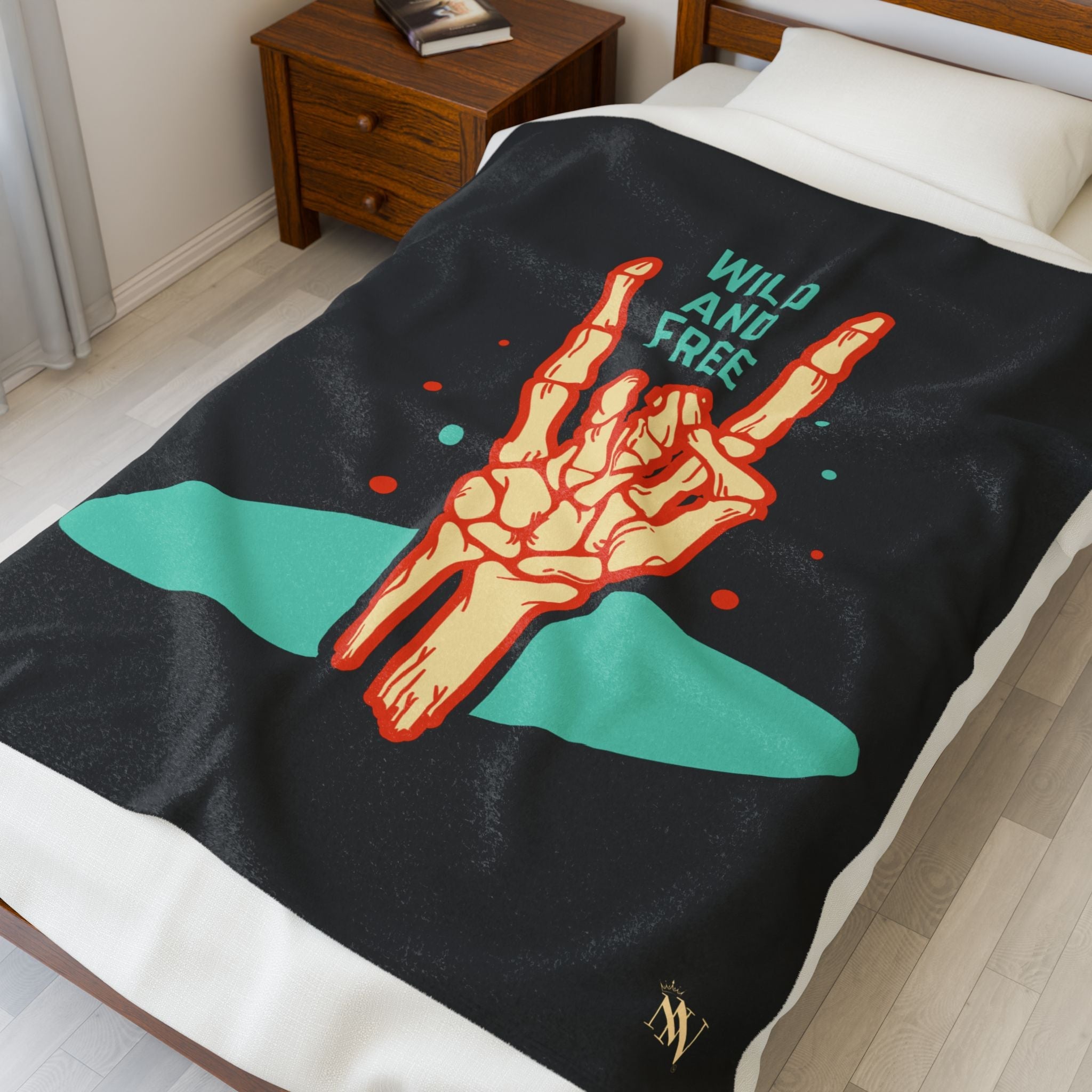 Throwing Horns Wild & Free | Mix & Match Soft Fun-Flirty Lovers’ Blankets