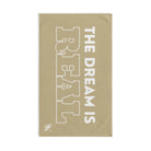 The Dream is Real Gold | Nectar Napkins Classic Fun-Flirty Lovers’ Colored Towels