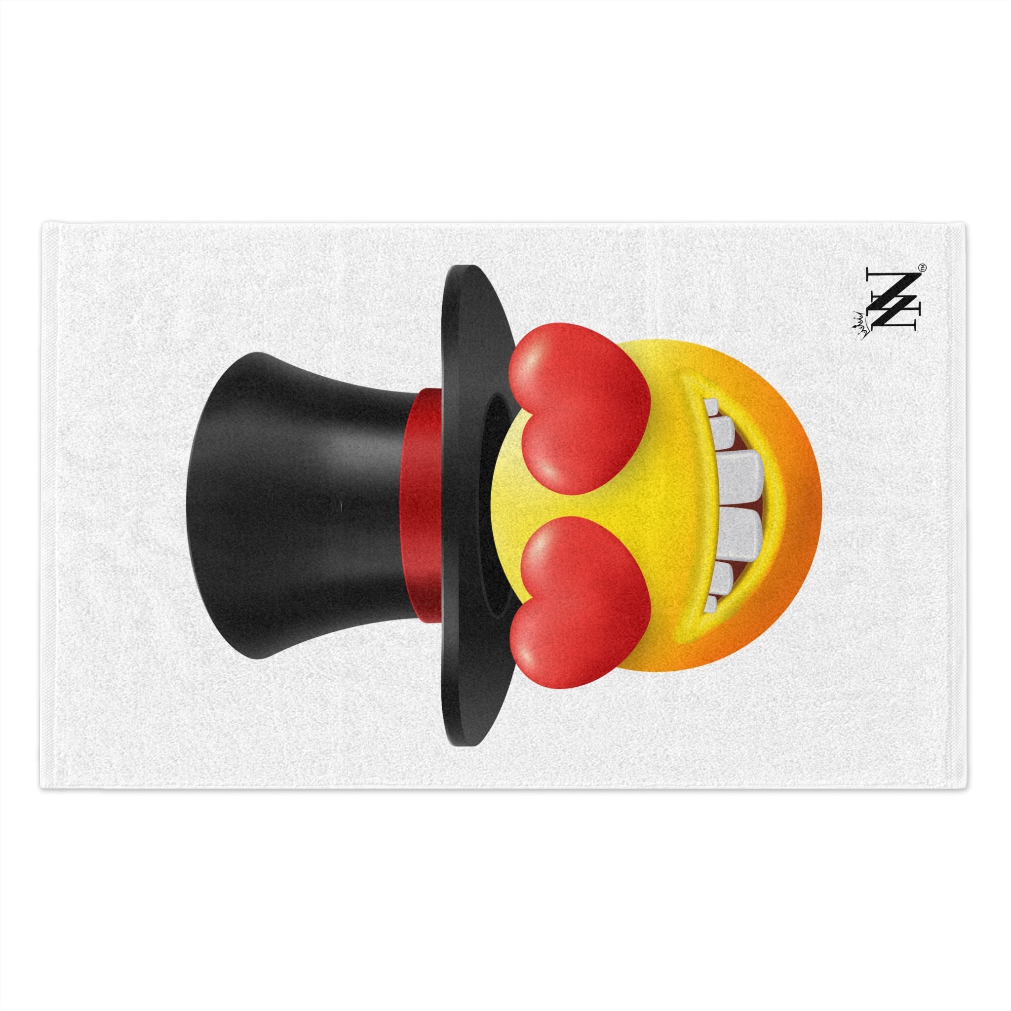 Love in a Top Hat Emoji | Mix & Match Soft Fun-Flirty Lovers’ Towels