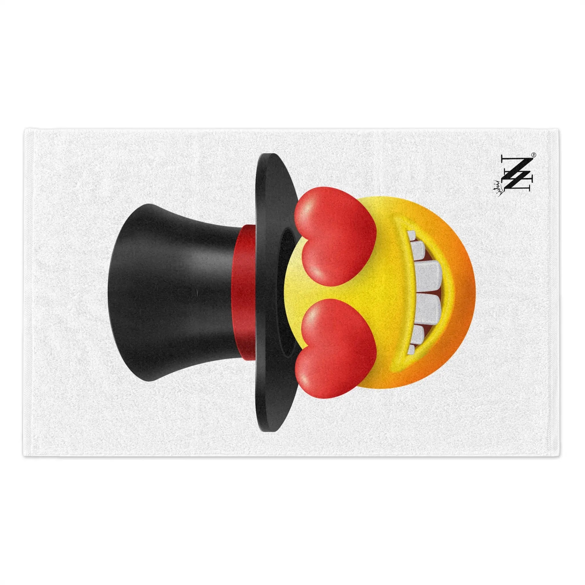 Love in a Top Hat Emoji | Mix & Match Soft Fun-Flirty Lovers’ Towels