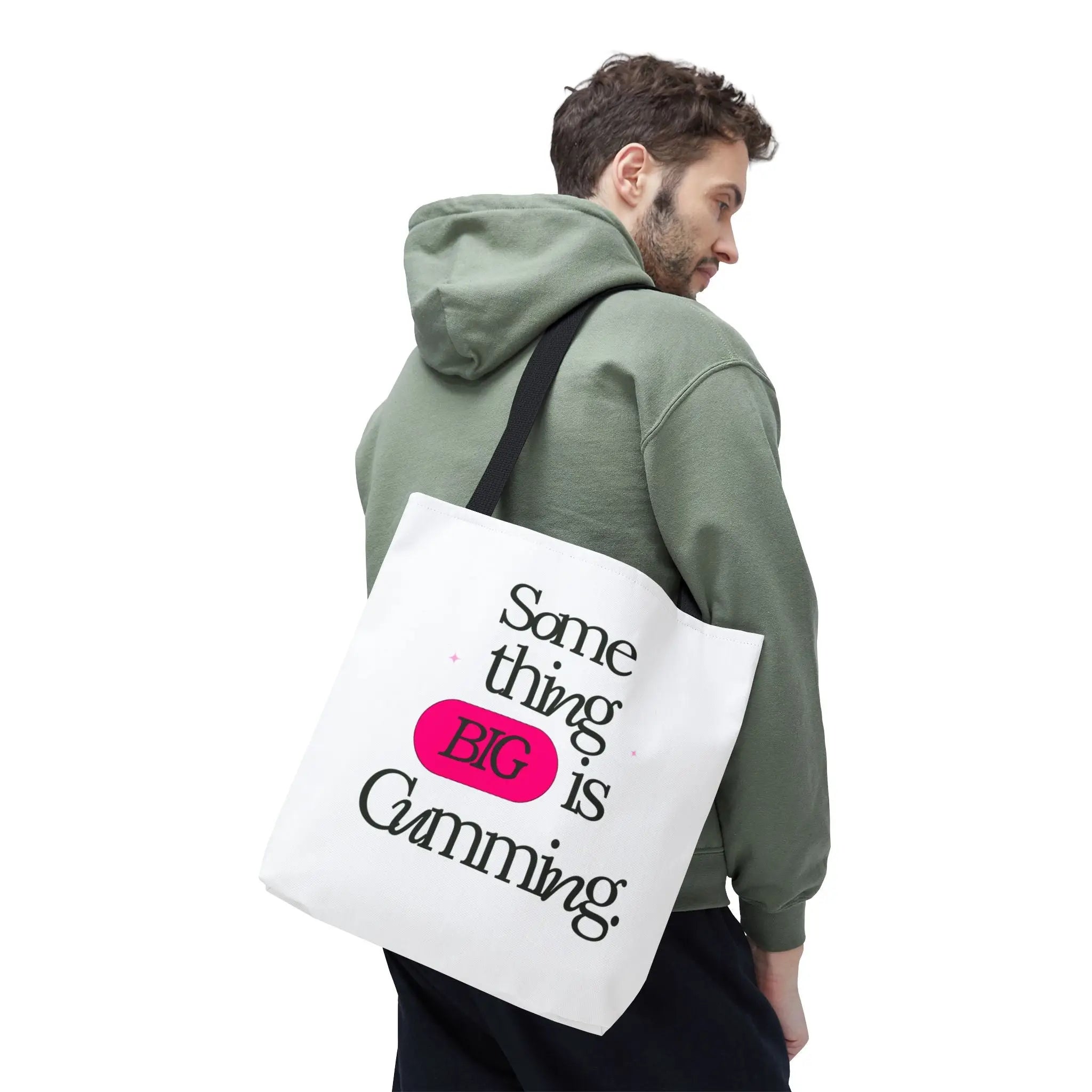 Something BIG is Cumming. | Mix & Match Fun-Flirty Lovers’ Totes