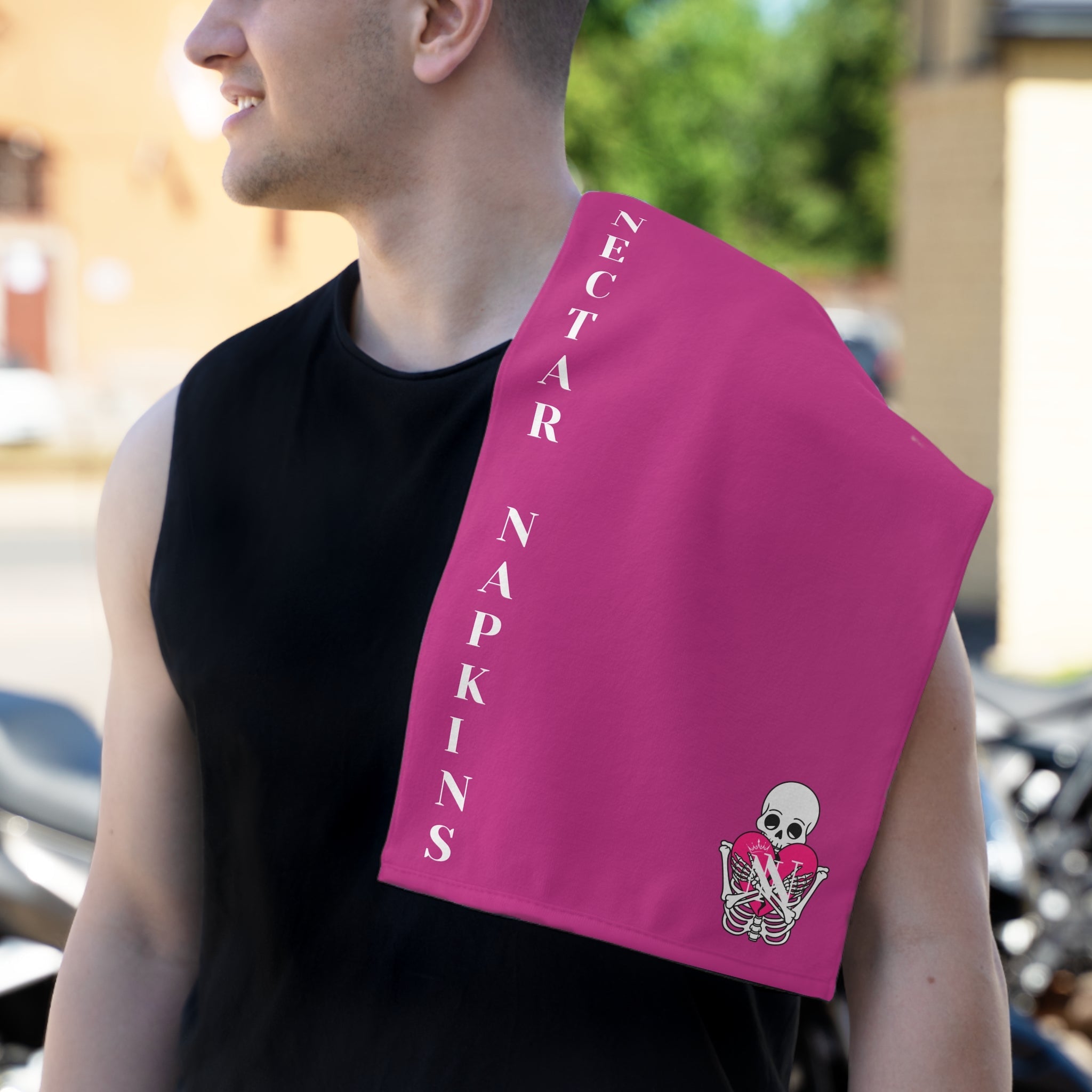 Nectar Napkins Brand Fuscia Pink Sex Towel